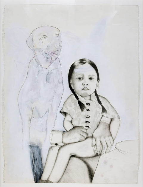 Untitled (Girl with dog)